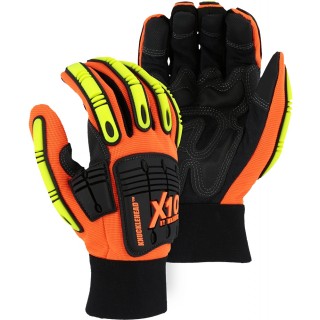 81-21242HO Majestic® Knucklehead X10 Armor Skin™ Mechanics Glove with Impact Protection